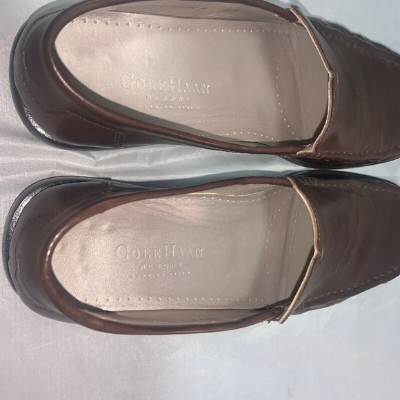 Cole Haan "Resort" Brown Loafers women 8.5 M Made In Italy - Picture 5 of 6